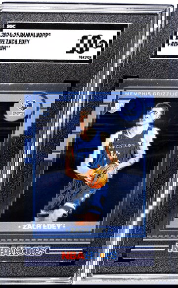 2024-25 Panini Hoops #239 Zach Edey Premium SGC 10