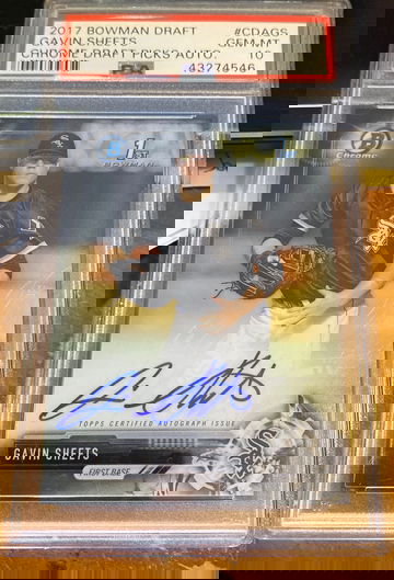 2017 Bowman Draft Chrome Draft Picks Auto Gavin Sheets