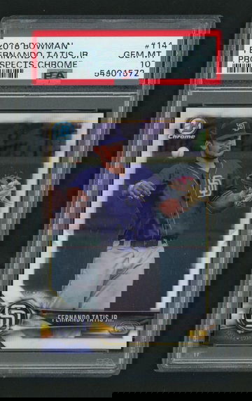 2018 Bowman Chrome Prospect Fernando Tatis Jr. #BCP114 PSA 10