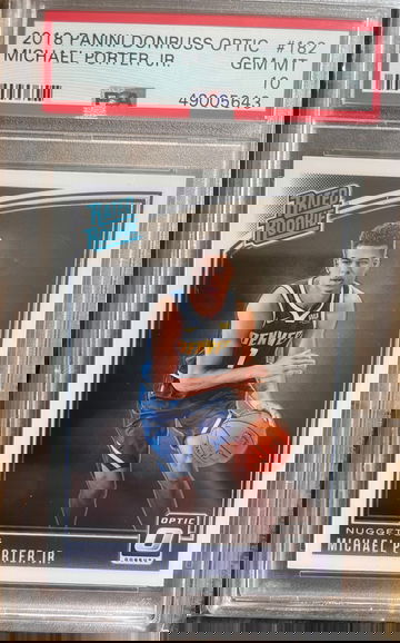 2018 Donruss Optic Michael Porter Jr. RC PSA 10