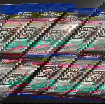 2020-21 Panini Optic Cello Sealed Lot of 8
