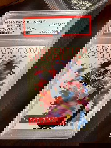 1998 Starting Lineup Jerry Rice Convention Special PSA 10