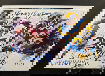 2025 Impeccable Jerome Bettis Canvas Creations Auto 22/25 #CCS-JBS