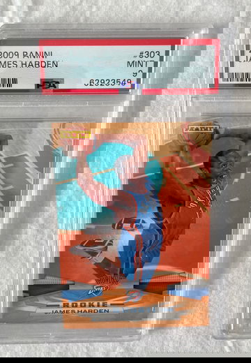 2009 Panini James Harden #303 PSA 9