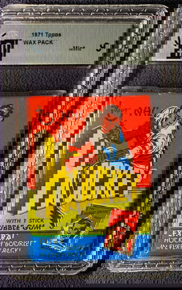 71-72 Topps hockey wax