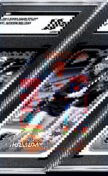 2024 Topps Complete Set #697 Jackson Holliday Sp SGC 10