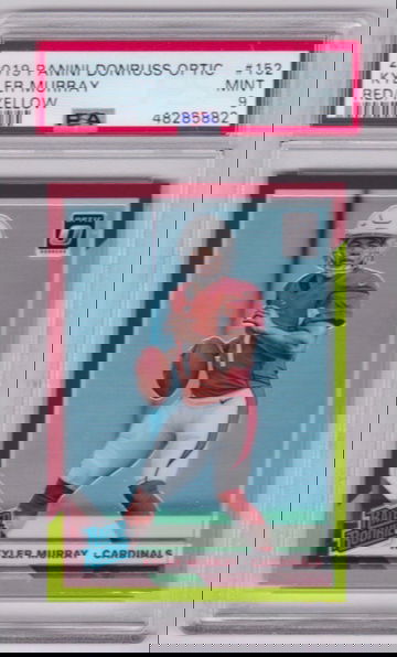 2019 Donruss Optic Rated Rookie Red Yellow Kyler Murray PSA 9