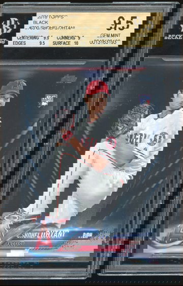 2018 Topps Shohei Ohtani Black /67