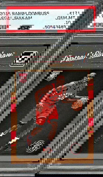 2016-17 Panini Donruss Pascal Siakam RC Rookie #171 PSA 10