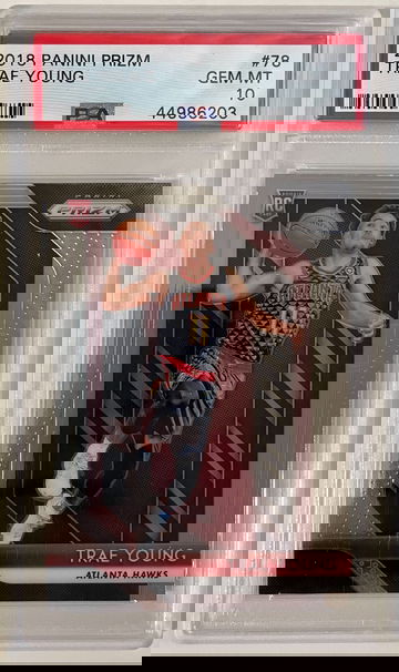 2018 Panini Prizm #78 Trae Young Rookie PSA 10