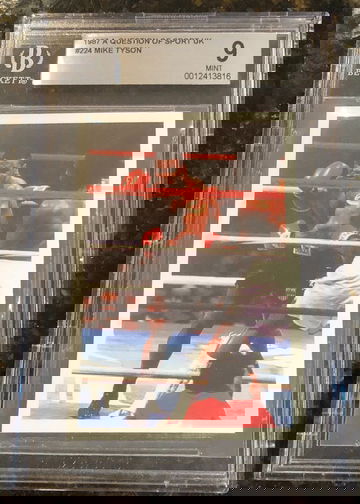 1987 A Question of Sport UK Mike Tyson BGS 9