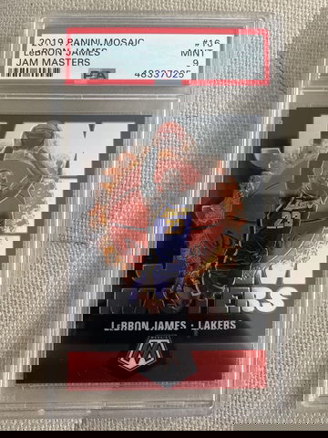 2019 Lebron James Jam Masters Mosaic PSA 9 #16
