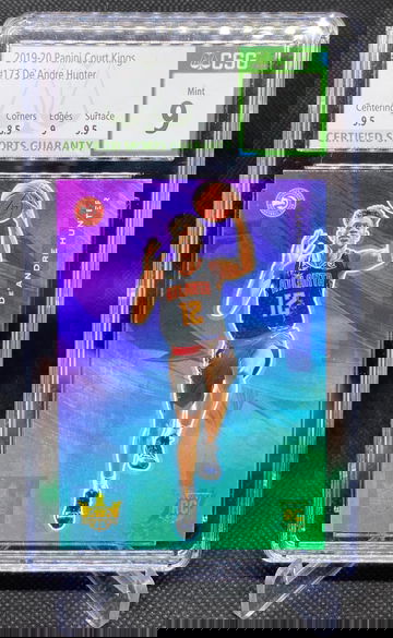 2019 Court Kings Level IV SSSP #173 De'Andre Hunter RC CSG 9 Mint - Nice Subs! POP 1 ( Under 20 Made)