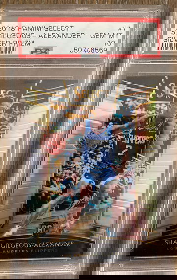 2018 Shai gilgeous Alexander psa10 select silver 