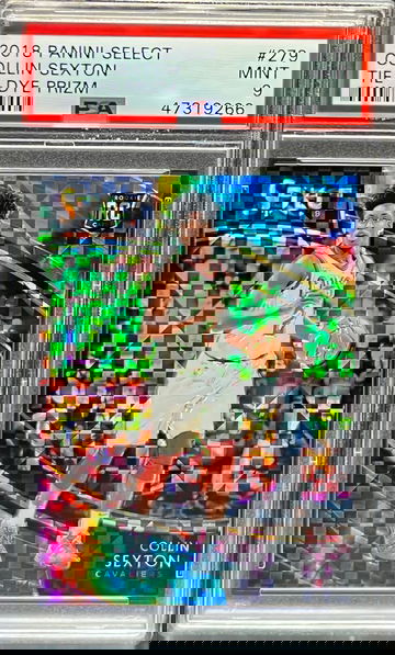 2018 Panini Select Collin Sexton 279 Courtside Tie-Dye Prizm #/25! PSA 9 RC Rookie