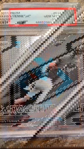 2021 Panini Prizm Travis Etienne Jr. Emergent Rookie RC PSA 10