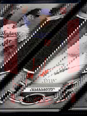 2024 Topps Tier One Break Out Autograph Yoshinobu Yamamoto #BOA-YY RC Auto /25