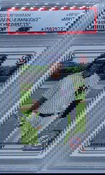 2020 Bowman Prospects Jasson Dominguez PSA 9