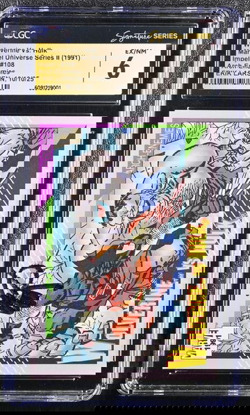 1991 Impel Marvel Universe Series II | Arch-Enemies Wolverine vs Hulk #108 | CGC SS 6 | Artist: Erik Larsen