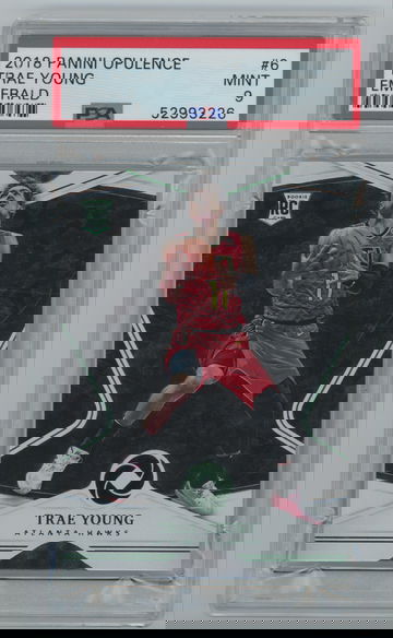 TRAE YOUNG 2018 Opulence RC EMERALD 2/5 RC PSA 9  Pop 1