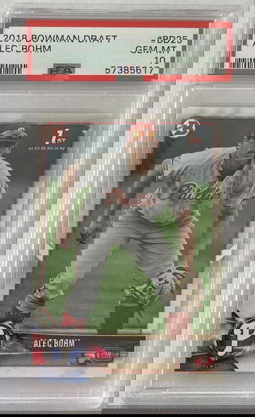 2018 Bowman Draft Alec Bohm PSA 10