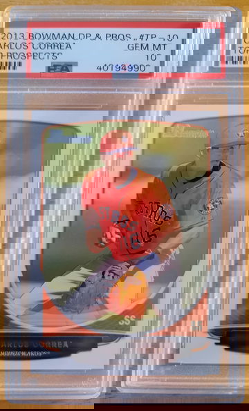 Carlos Correa 2013 Bowman Top Prospects PSA 10