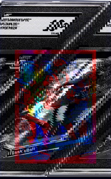 2023 Donruss Optic #245 Tank Dell Red Hyper Prizm SGC 10