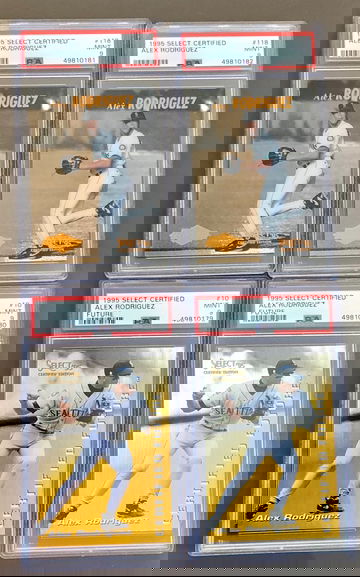 (4) 1995 Select Alex Rodriguez