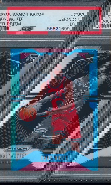 2019 Panini Prizm Coby White RC Silver PSA 10 (B)