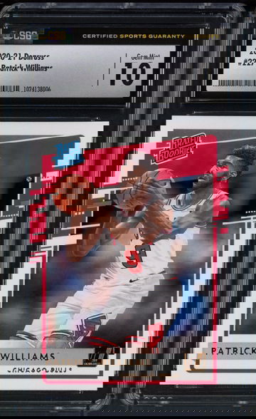 2020-21 Donruss Patrick Williams Rated Rookie #227 - CSG Gem Mint 10