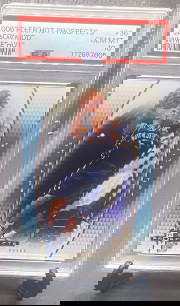 2006-07 Fleer Hot Prospects Jason Kidd White Hot Parallel   PSA 10   