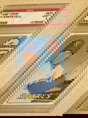 1969 Topps #529 Ed Kirkpatrick PSA 9 MINT ROYALS 