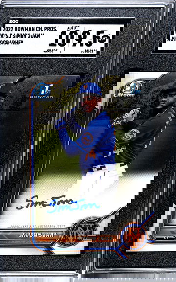 2022 Bowman Chrome Simon Juan CPA-SJ Auto