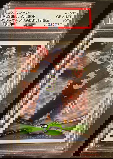 2012 Russell wilson topps psa 10
