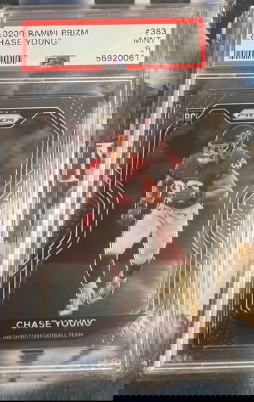 2020 Panini Prizm Chase Young #383 PSA 9 MINT Rookie RC