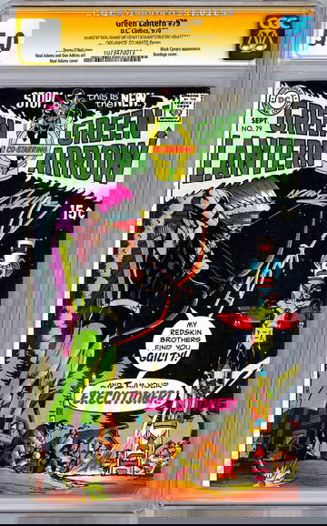 GREEN LANTERN #79 CGC-SS 5.0 SIG ORIG ARTIST/WRITER NEAL ADAMS DENNY O’NEIL 1970