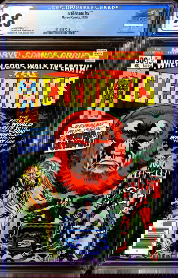 Marvel Eternals #5 🔥 1st Appearance Thena and Makkari 🔥 CGC 9.8 - WHITE Pages