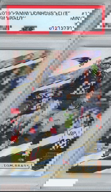 2019 PANINI DONRUSS ELITE TOM BRADY #1 NEW ENGLAND PATRIOTS PSA 9 MINT