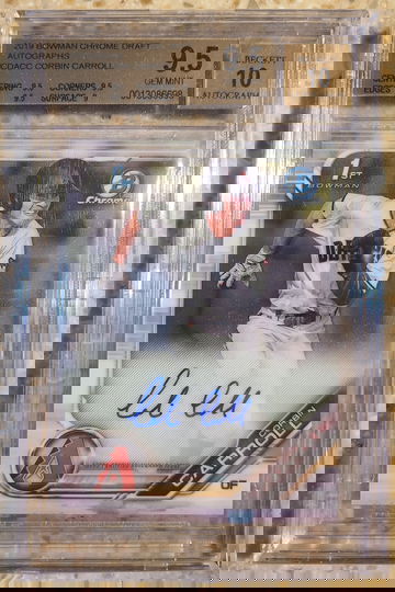 2019 Corbin Carroll Bowman Chrome Auto BGS 9.5/10