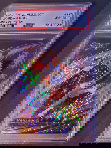 2019 Select Courside Disco Jordan Poole PSA 10 POP 2!