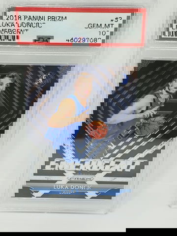 2018-19 prizm luka doncic emergent psa 10