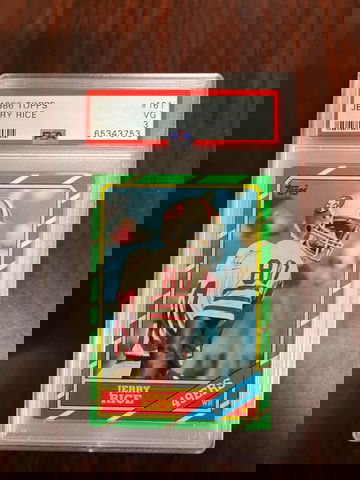 1986 Topps Jerry Rice PSA 3