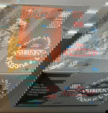 1997 Topps Finest Series 1 and Series 2 Baseball Hobby Box Lot - Factory Sealed