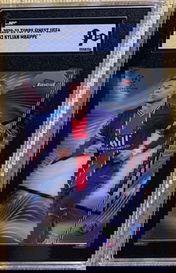 2020-21 Topps Finest UEFA Champions League #52 Kylian Mbappe