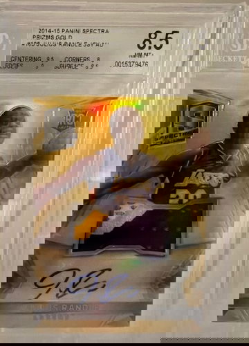 2015 Julius Randle Jersey Rookie Auto Gold #'d 4/10