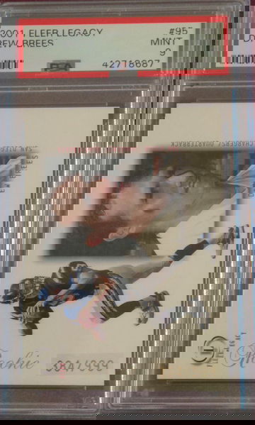 2001 Fleer Legacy 384/999 Drew Brees #95