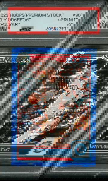 2023 Hoops Premium Stock Blue Pulsar Kelly Oubre Jr #90 PSA 10 /75