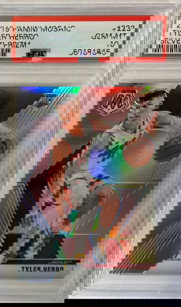 2019 Panini Mosaic Tyler Herro Silver PSA 10