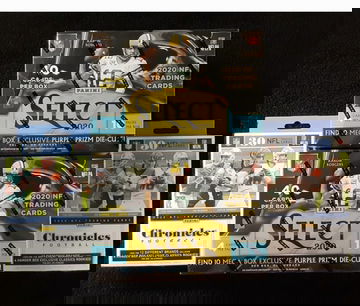 (2) 2020 Select Mega Boxes & (2) 2020 Chronicles Hanger Boxes