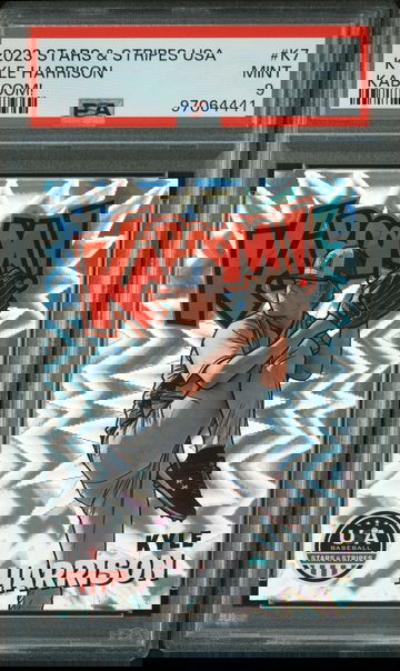 2023 Panini Stars & Stripes USA Kaboom! Kyle Harrison #K7 PSA 9